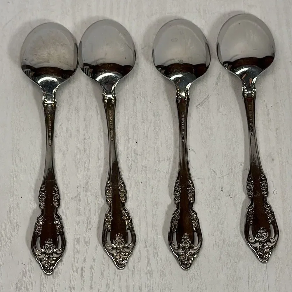 Oneida Brahms Community 7” Tablespoon Stainless Steel Flatware set‎ of 4